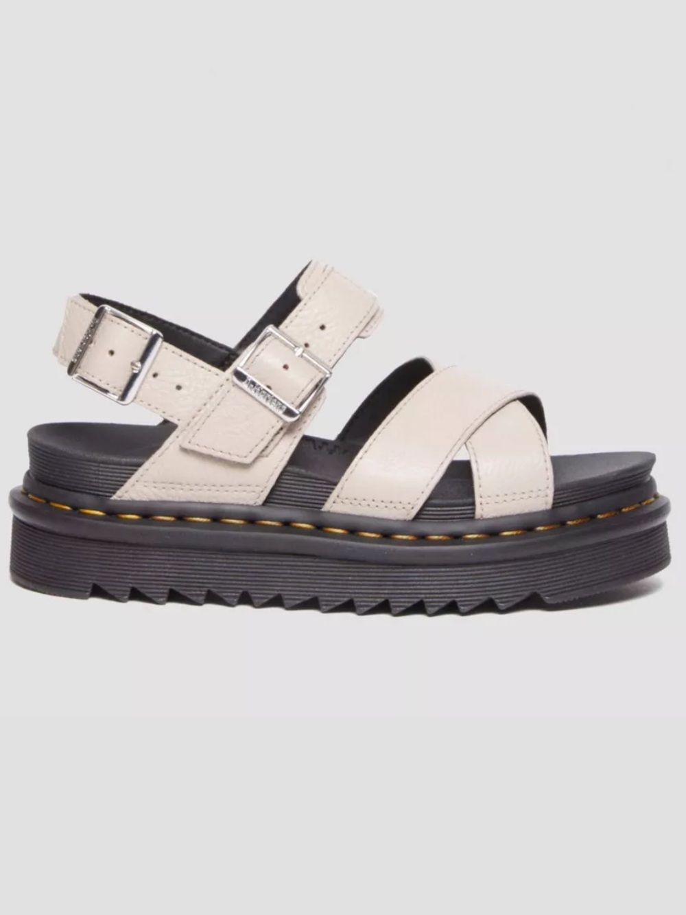 Dr. Martens Voss II Leather Strap Vintage Taupe Pisa Women’s size 9 NEW!!!
